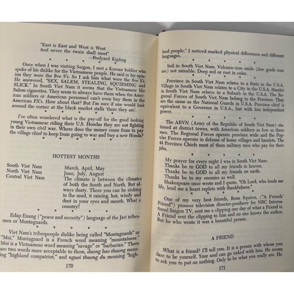 My Tour in Vietnam War A Burlesque Shocker 1970 Williams, Marion 1st Ed HC DJ - Picture 14 of 15